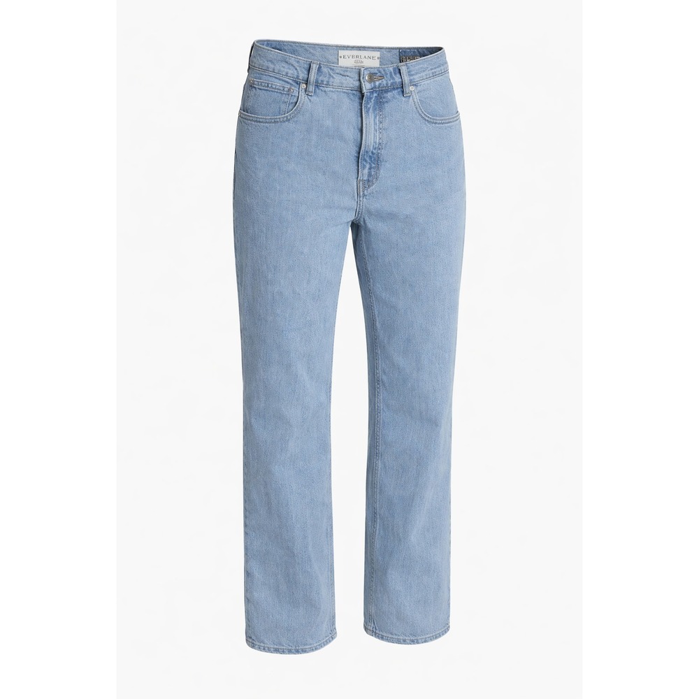 EVERLANE Jeans Womens 32L Light Wash Straight Leg Denim Minimalist